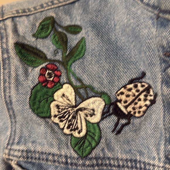 H&M Coachella Official Collection Jean jacket women’s size 6 - Picture 2 of 10